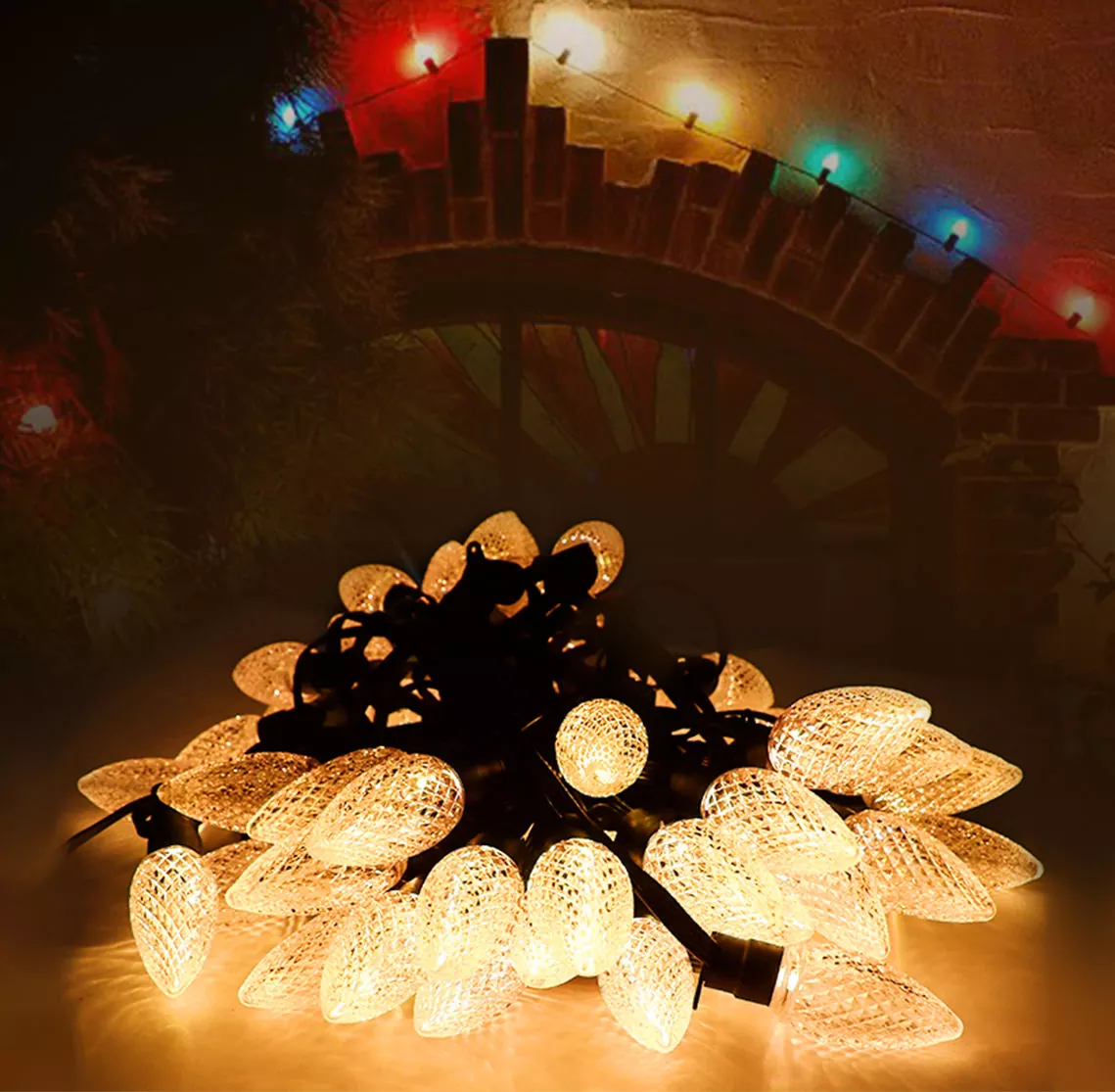 Luci a stringa con lampadine C9