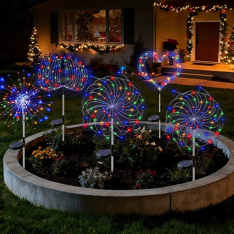 Luci per fuochi d'artificio ad energia solare